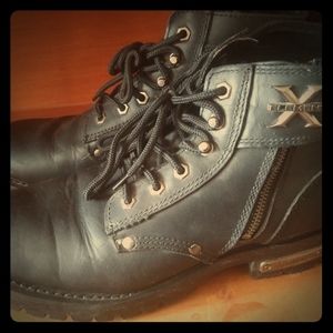 XELEMENT Motorcycle Boots Men's Size 10 Leather